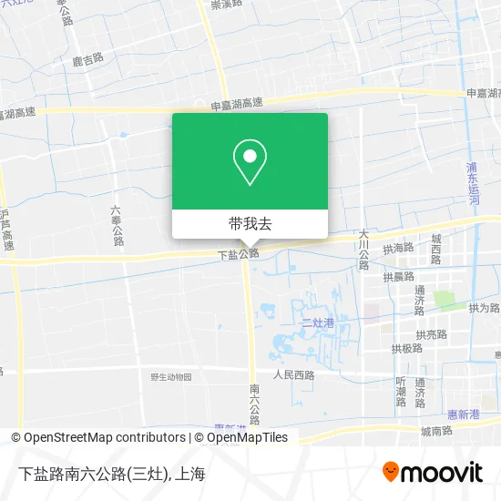 下盐路南六公路(三灶)地图