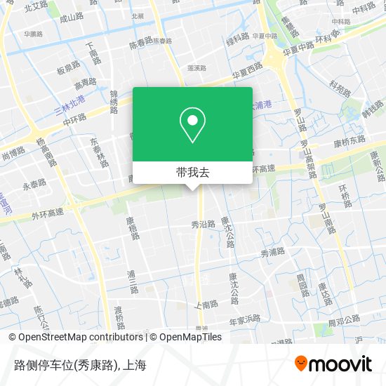 路侧停车位(秀康路)地图