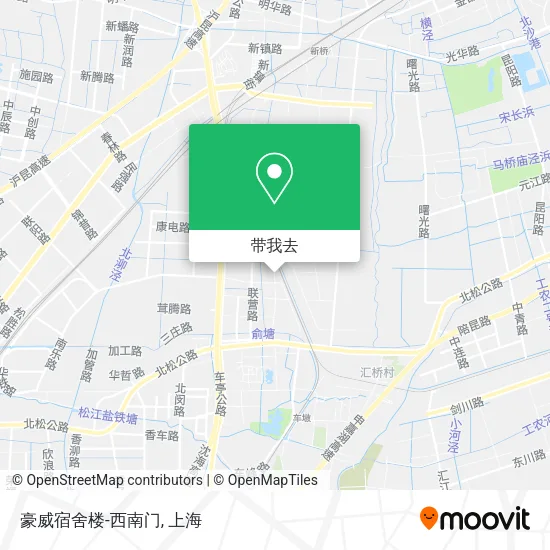 豪威宿舍楼-西南门地图