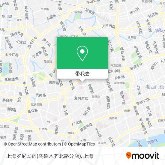 上海罗尼民宿(乌鲁木齐北路分店)地图