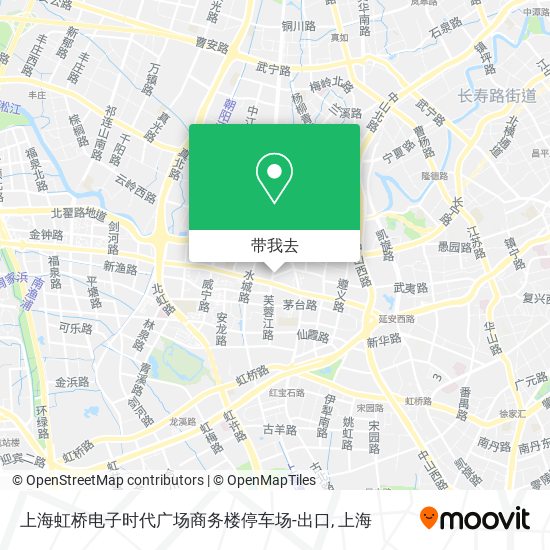 上海虹桥电子时代广场商务楼停车场-出口地图