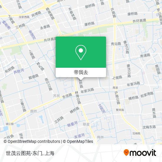 世茂云图苑-东门地图