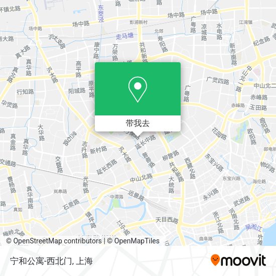 宁和公寓-西北门地图