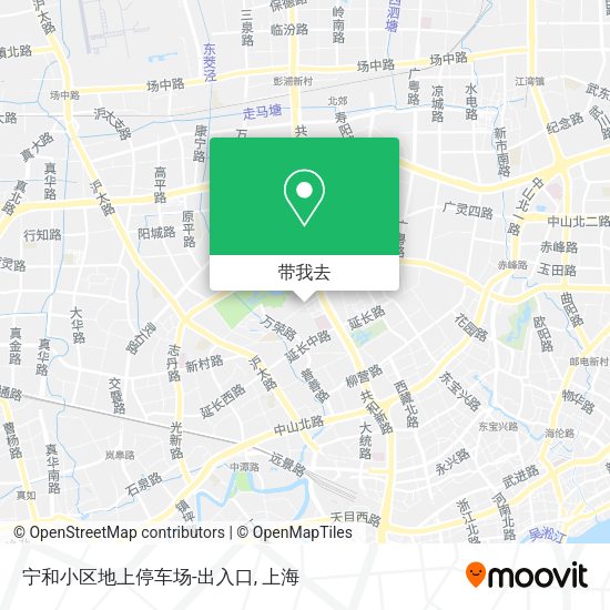 宁和小区地上停车场-出入口地图