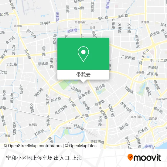 宁和小区地上停车场-出入口地图