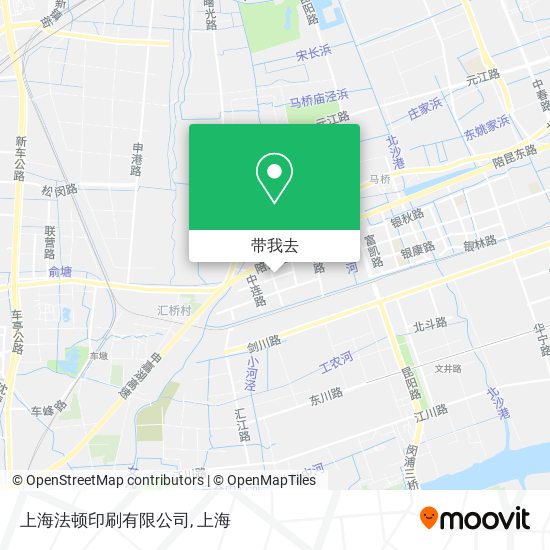 上海法顿印刷有限公司地图