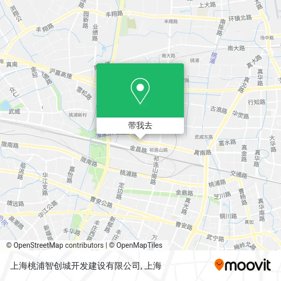 上海桃浦智创城开发建设有限公司地图