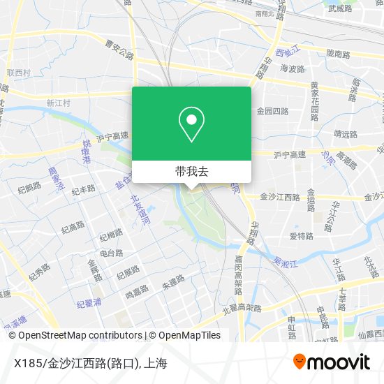 X185/金沙江西路(路口)地图