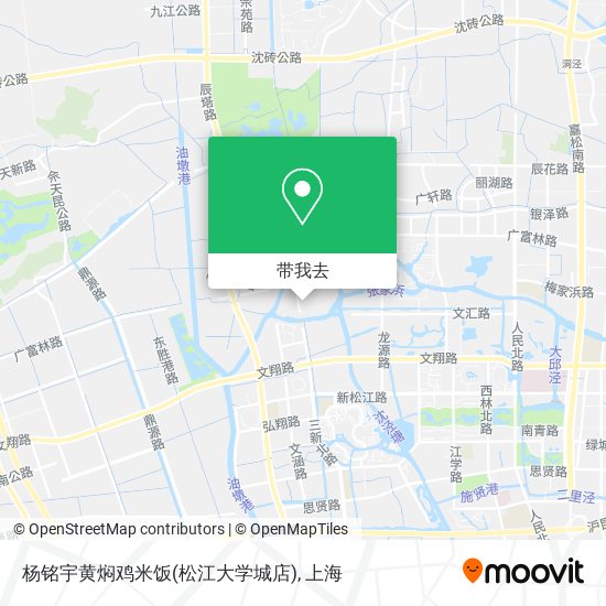 杨铭宇黄焖鸡米饭(松江大学城店)地图