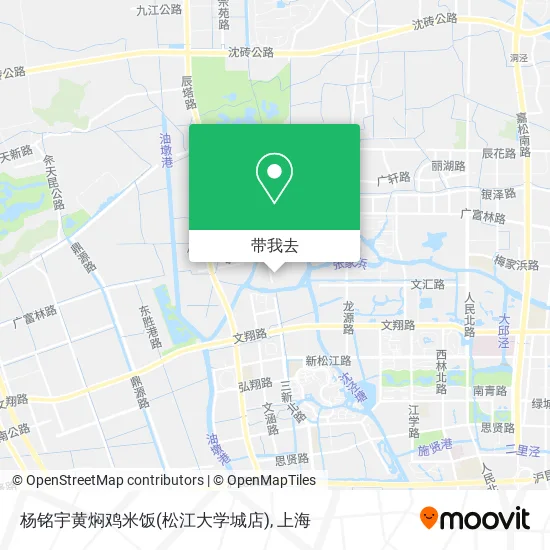 杨铭宇黄焖鸡米饭(松江大学城店)地图