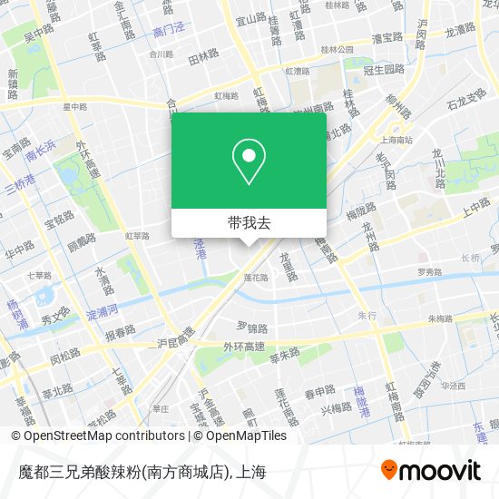魔都三兄弟酸辣粉(南方商城店)地图