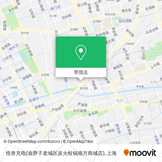 怪兽充电(渝胖子老城区炭火蛙锅南方商城店)地图