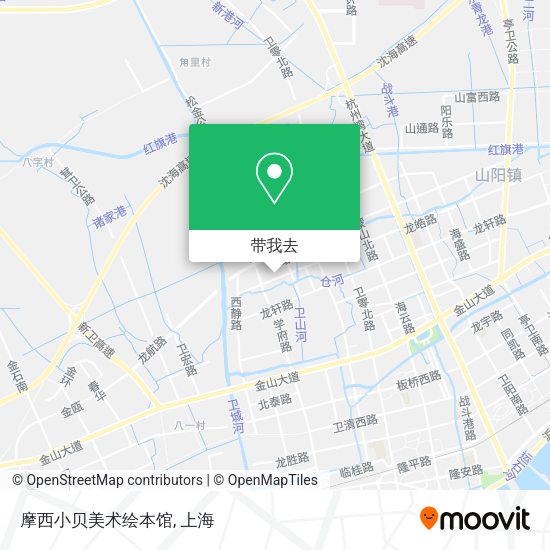 摩西小贝美术绘本馆地图