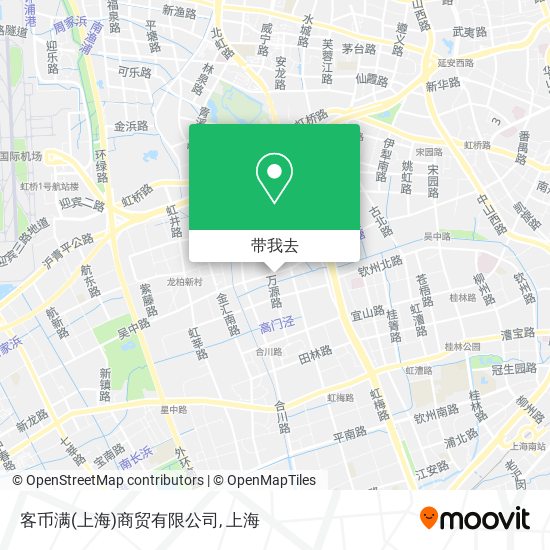客币满(上海)商贸有限公司地图