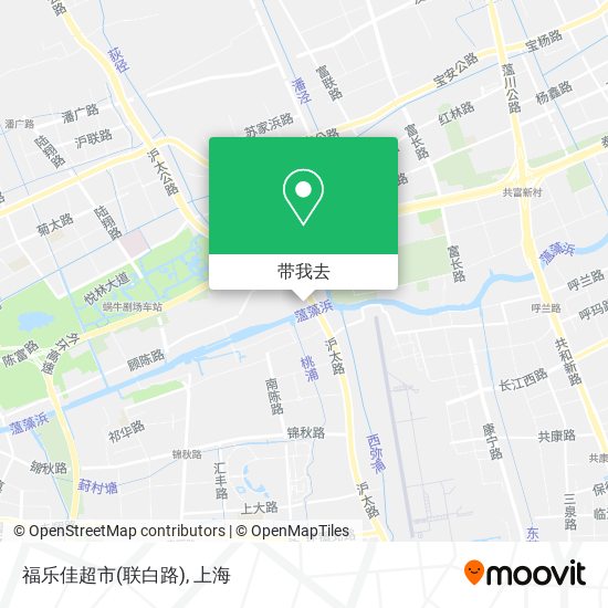 福乐佳超市(联白路)地图
