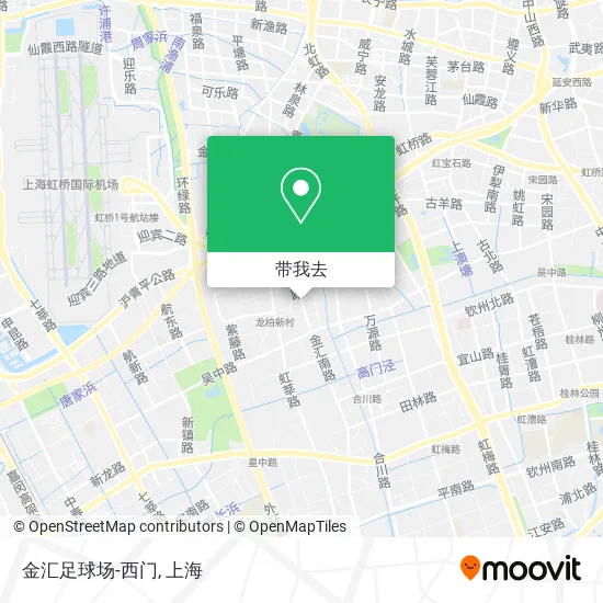 金汇足球场-西门地图