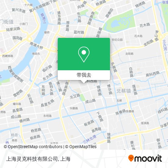 上海灵克科技有限公司地图