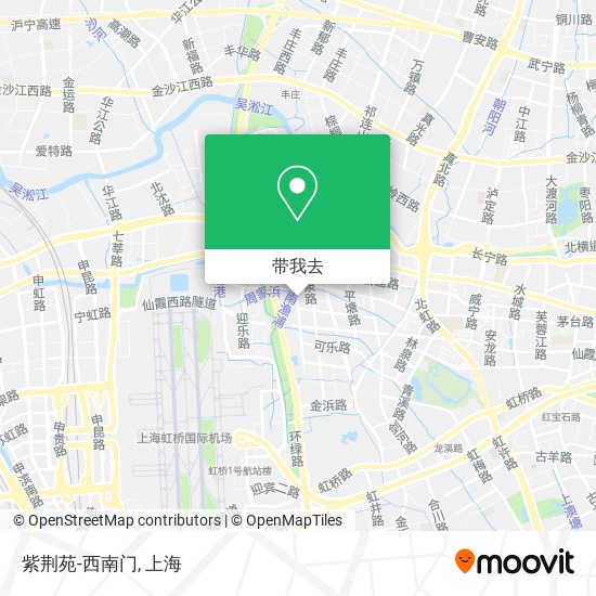 紫荆苑-西南门地图
