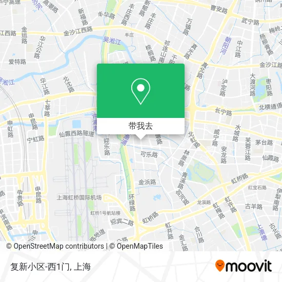 复新小区-西1门地图