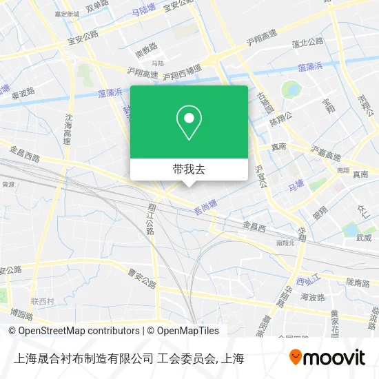 上海晟合衬布制造有限公司  工会委员会地图