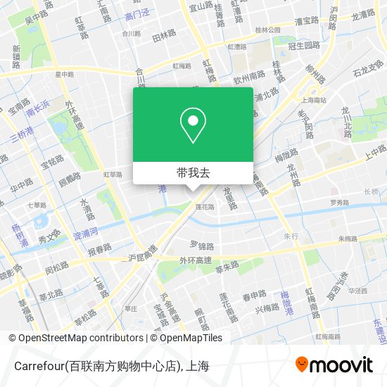 Carrefour(百联南方购物中心店)地图