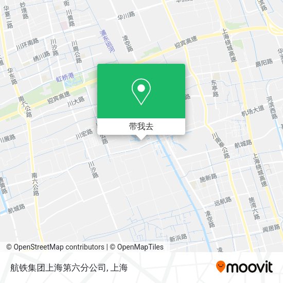 航铁集团上海第六分公司地图