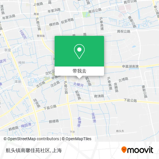 航头镇南馨佳苑社区地图