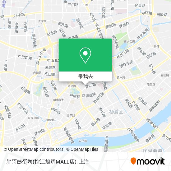 胖阿姨蛋卷(控江旭辉MALL店)地图