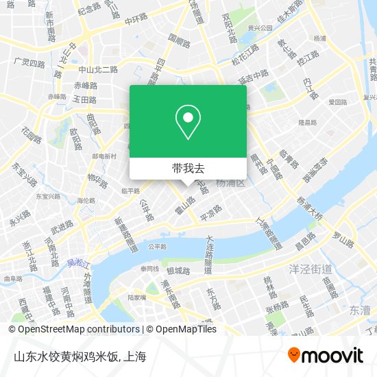 山东水饺黄焖鸡米饭地图