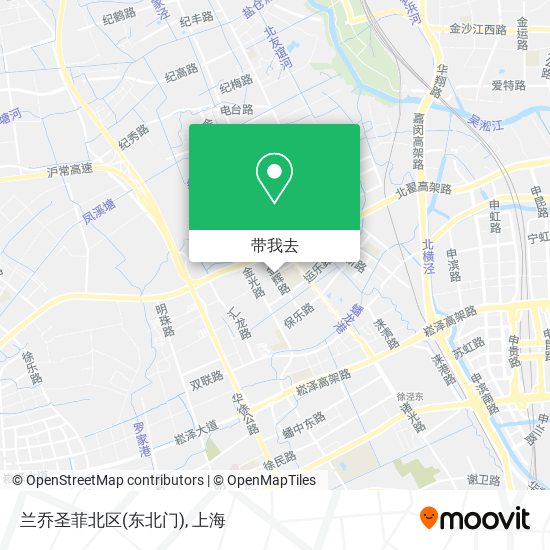 兰乔圣菲北区(东北门)地图