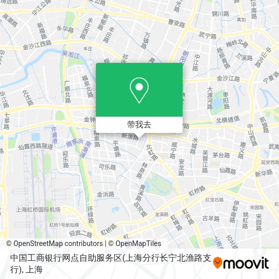 中国工商银行网点自助服务区(上海分行长宁北渔路支行)地图
