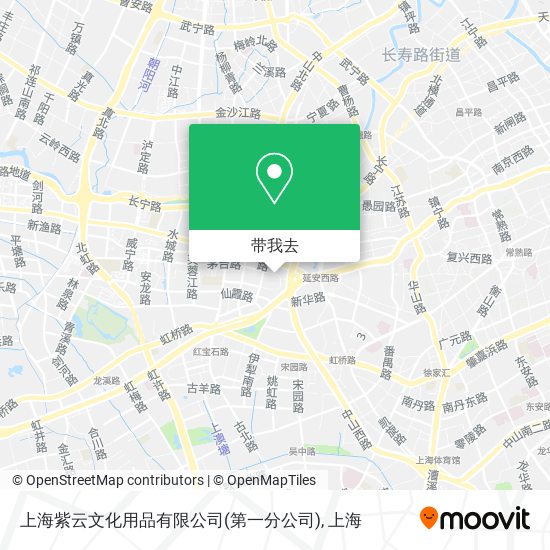 上海紫云文化用品有限公司(第一分公司)地图