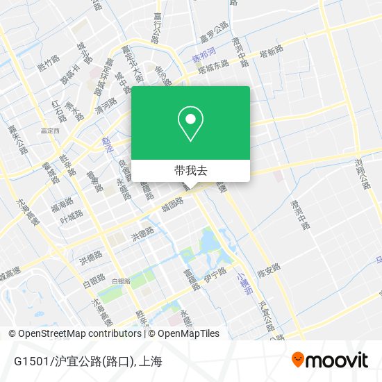 G1501/沪宜公路(路口)地图