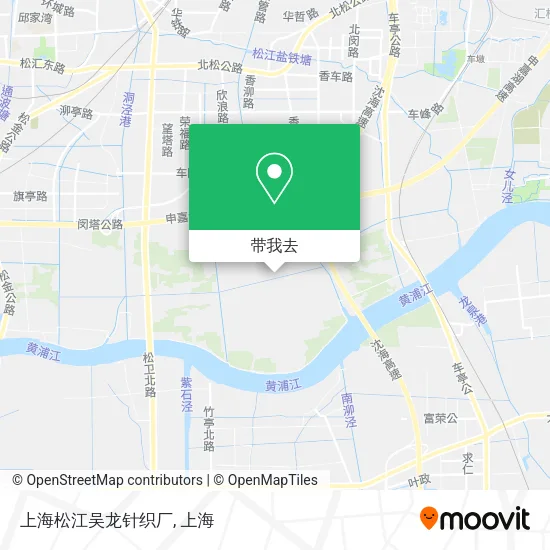 上海松江吴龙针织厂地图