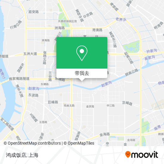 鸿成饭店地图
