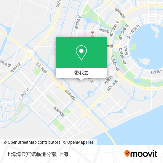 上海海云宾馆临港分部地图