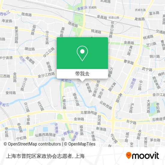 上海市普陀区家政协会志愿者地图