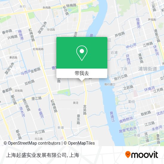 上海起盛实业发展有限公司地图