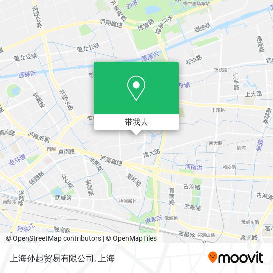 上海孙起贸易有限公司地图