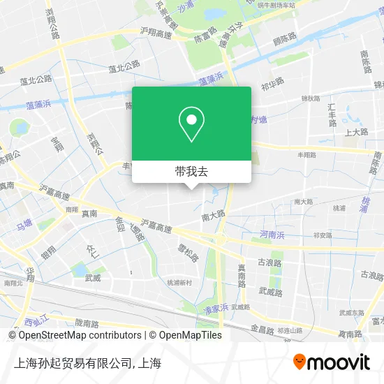 上海孙起贸易有限公司地图