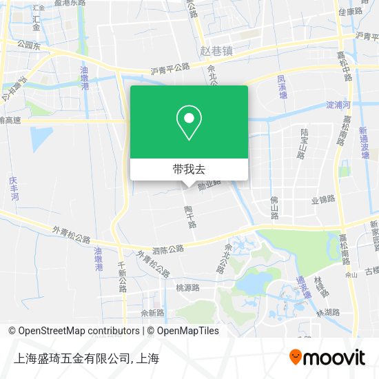 上海盛琦五金有限公司地图