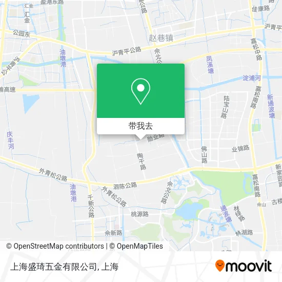 上海盛琦五金有限公司地图