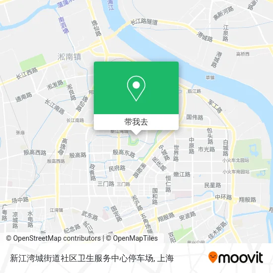 新江湾城街道社区卫生服务中心停车场地图