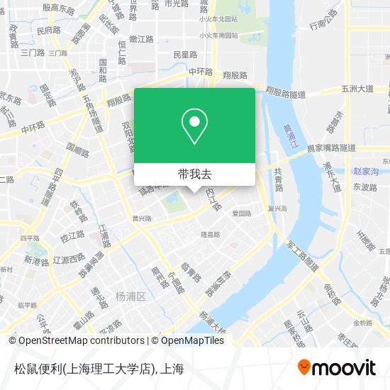 松鼠便利(上海理工大学店)地图