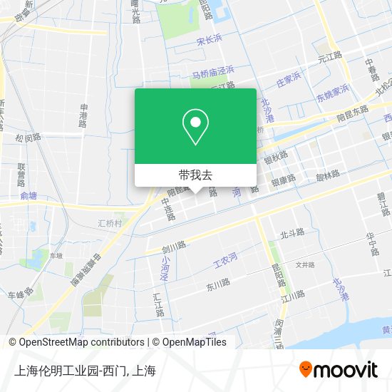 上海伦明工业园-西门地图