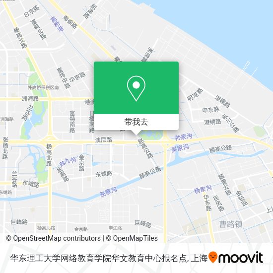 华东理工大学网络教育学院华文教育中心报名点地图