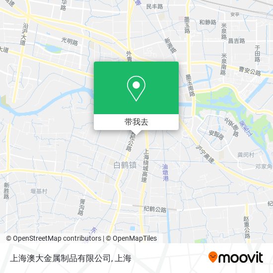 上海澳大金属制品有限公司地图