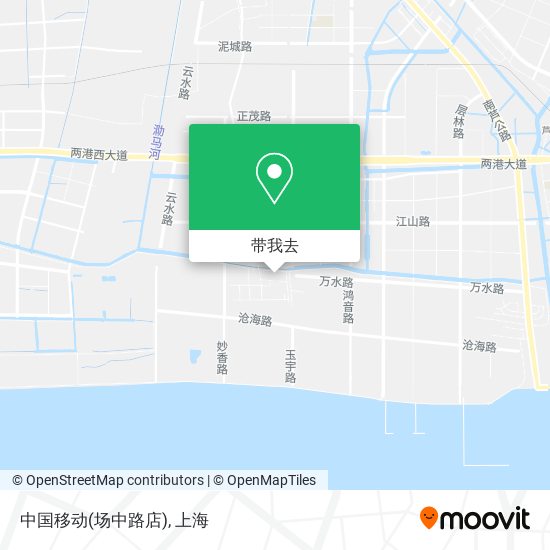 中国移动(场中路店)地图