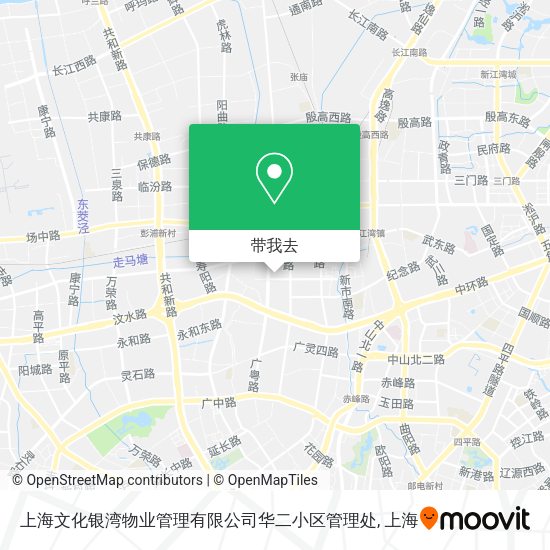 上海文化银湾物业管理有限公司华二小区管理处地图