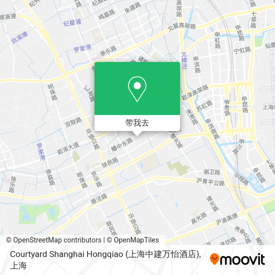 Courtyard Shanghai Hongqiao (上海中建万怡酒店)地图